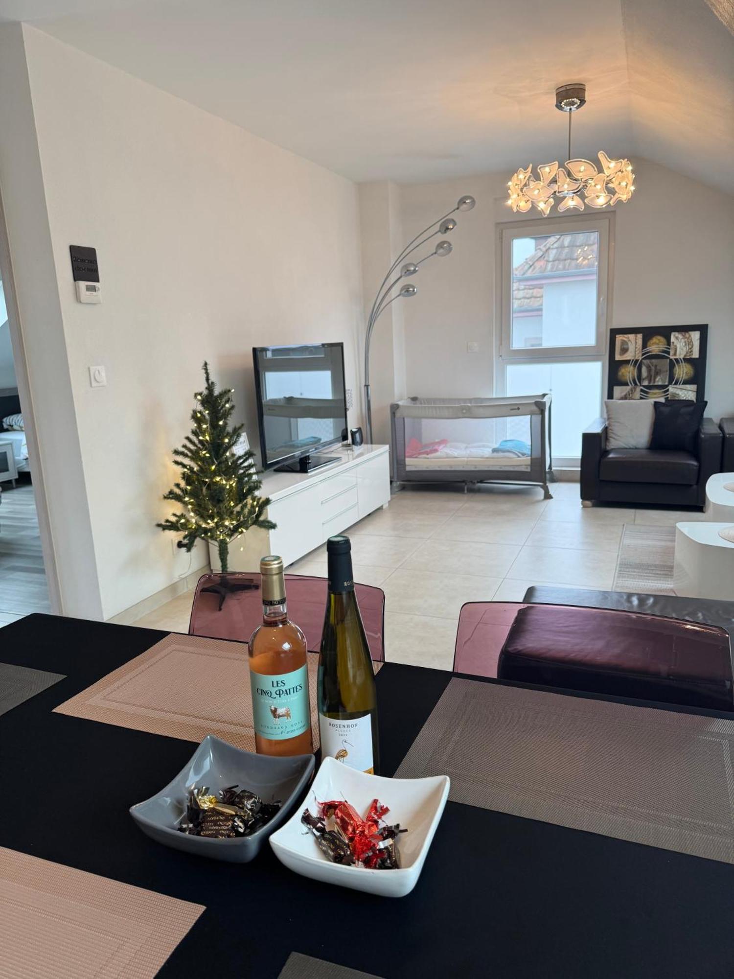 Appartement Bes,, Attique Neuf Avec Confort Wittenheim Eksteriør billede